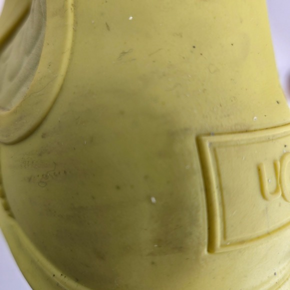 UGG Chevonne Yellow Waterproof Chelsea Rain Boots Womens 8 Dopamine - Picture 9 of 12